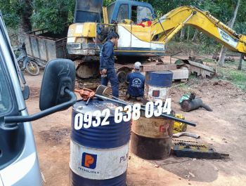 Sửa xe máy xúc ( Xúc lật ), máy đào tại Cần Giờ