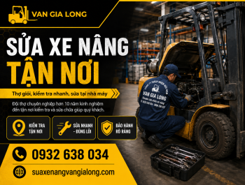 Sửa xe nâng tại nhà máy